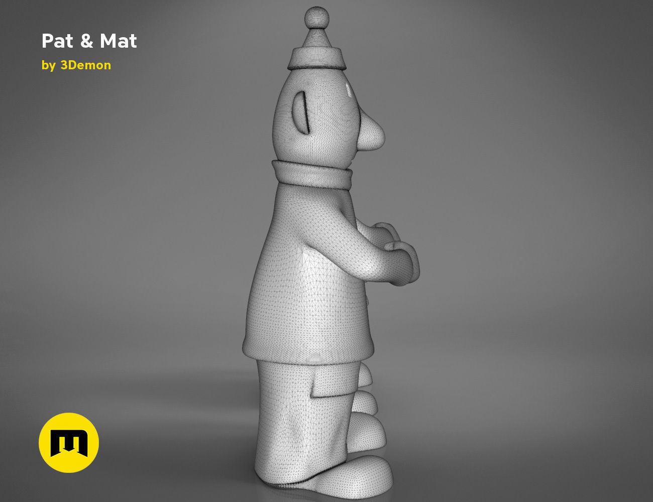 Pat and Mat figures 3D print model_23