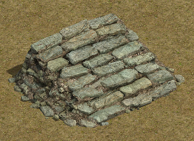 Field - stone steps 032 3D model