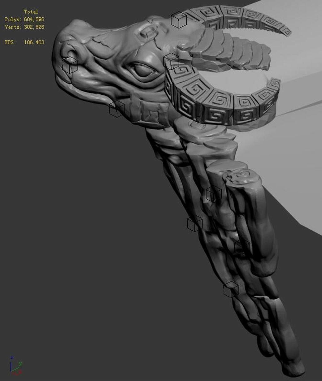 Zhongnanshan - Shi Niushan 02 3D model_3