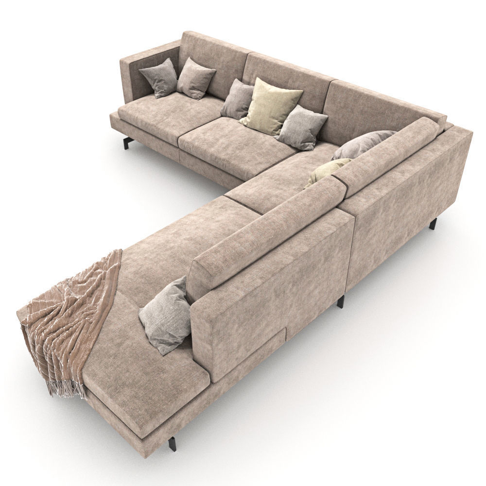 105-Sofa Natuzzi Jeremy 1 3D model_2