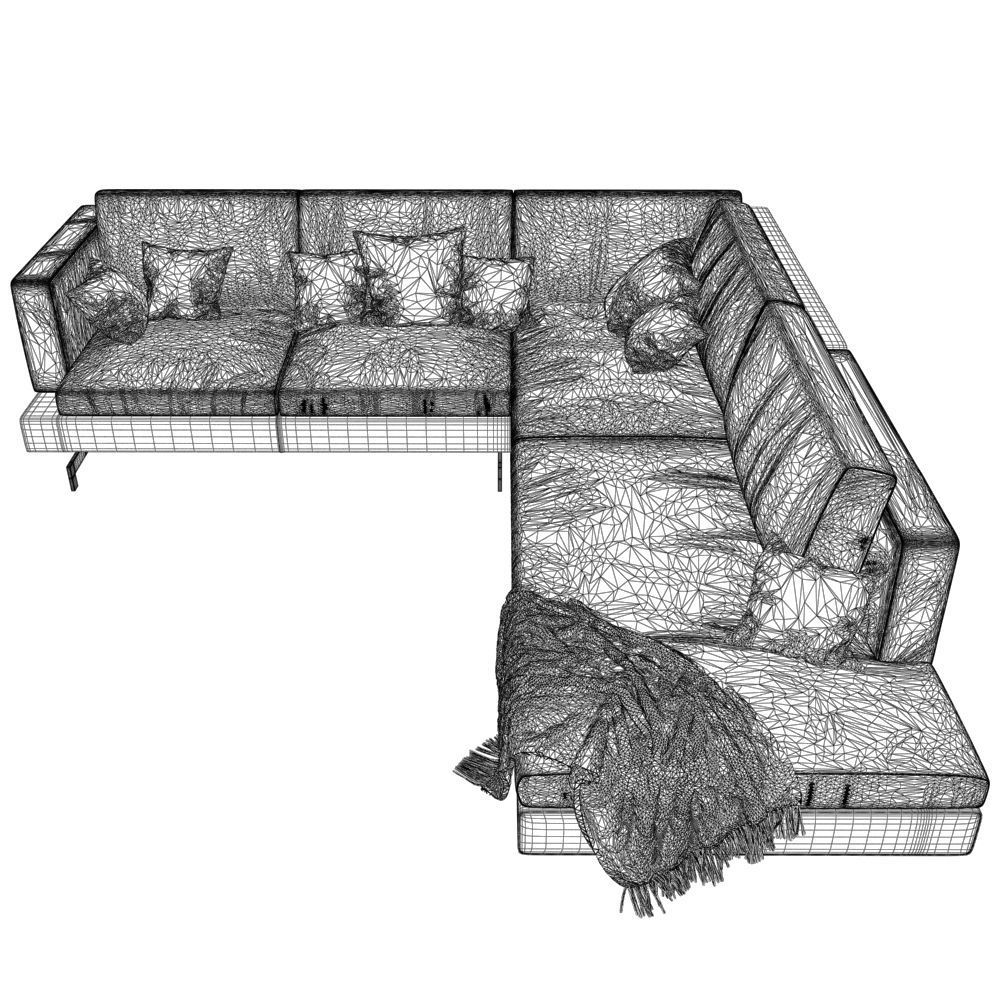 105-Sofa Natuzzi Jeremy 1 3D model_4