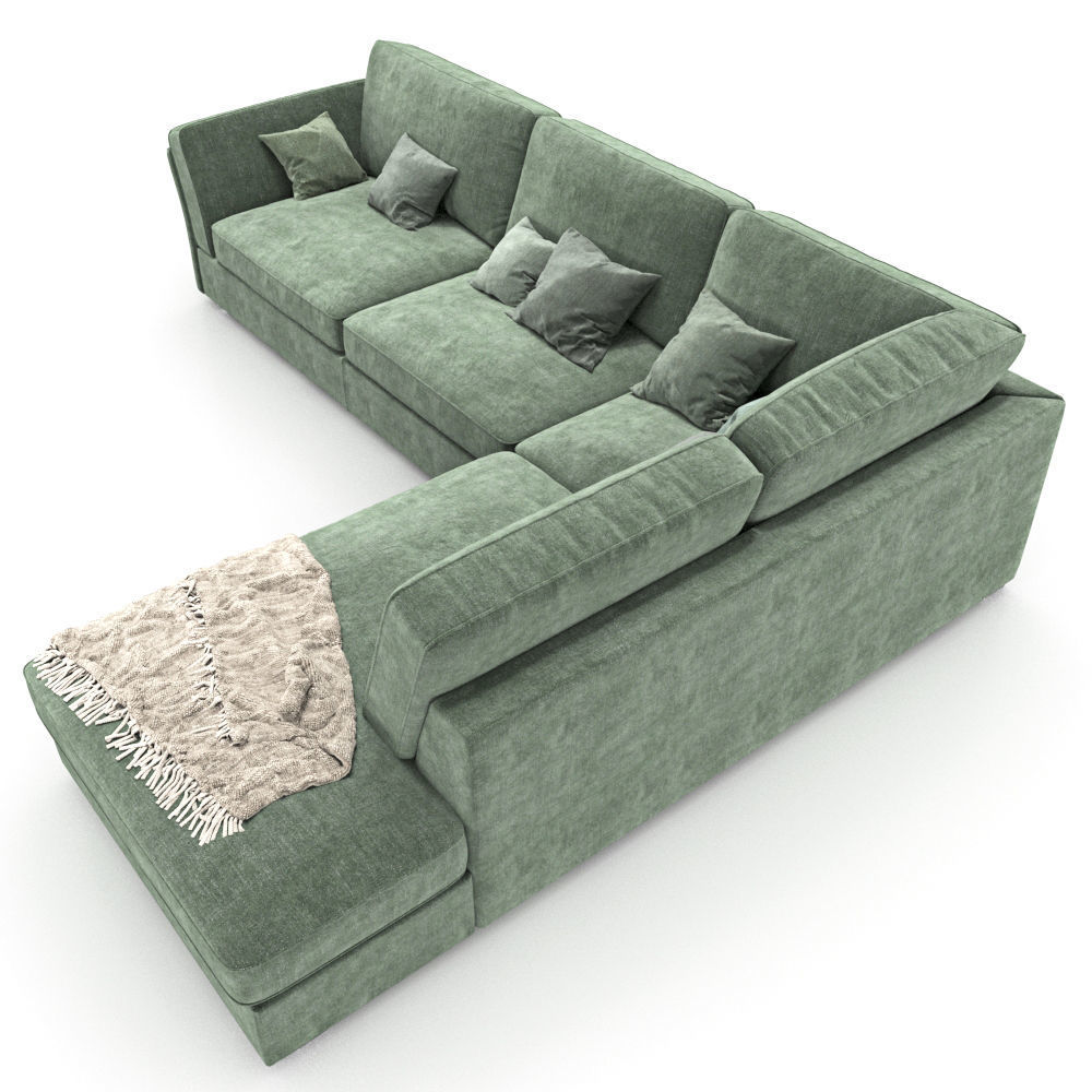 107-Sofa natuzzi Lilium 3 3D model_2