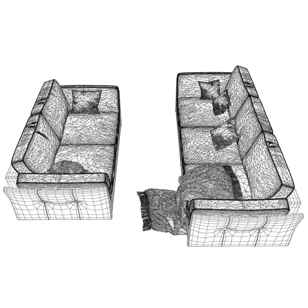 108-Sofa natuzzi Lilium var 4 3D model_4