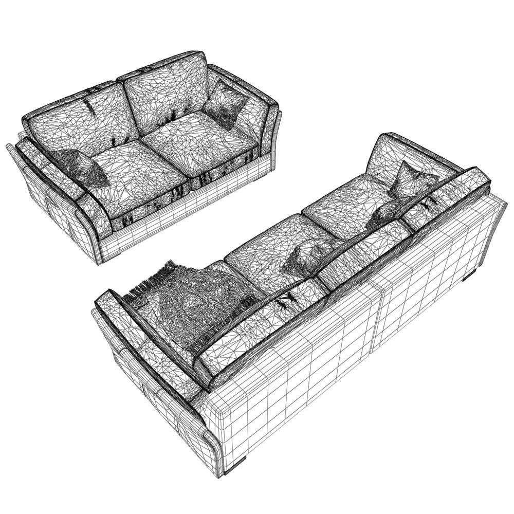 108-Sofa natuzzi Lilium var 4 3D model_5