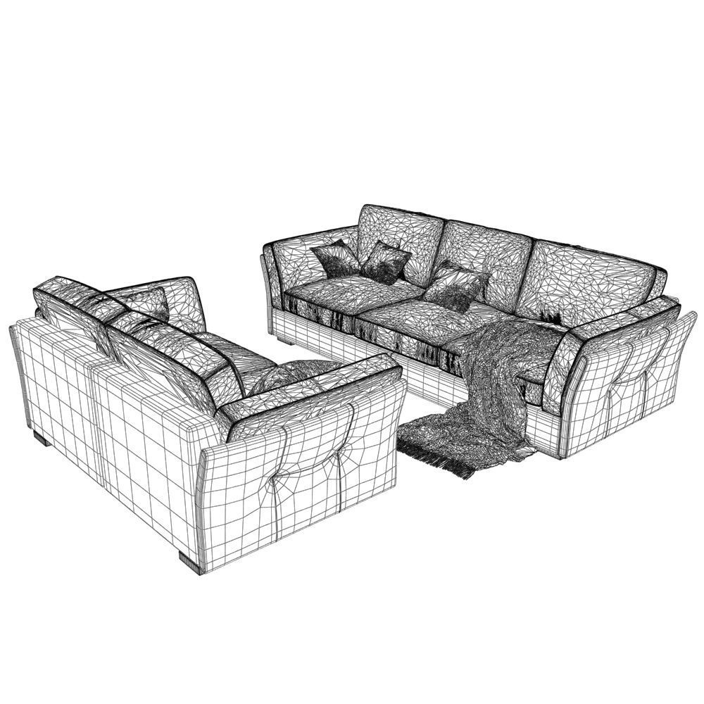 108-Sofa natuzzi Lilium var 4 3D model_3