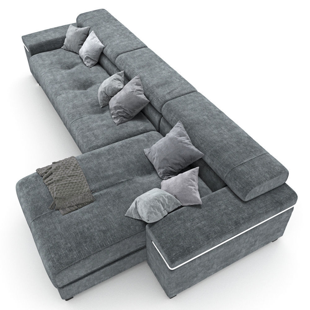 80-Sofa natuzzi Avana 4 3D model_2