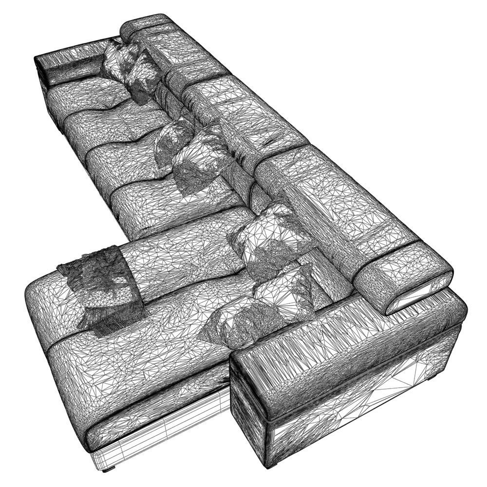 80-Sofa natuzzi Avana 4 3D model_5