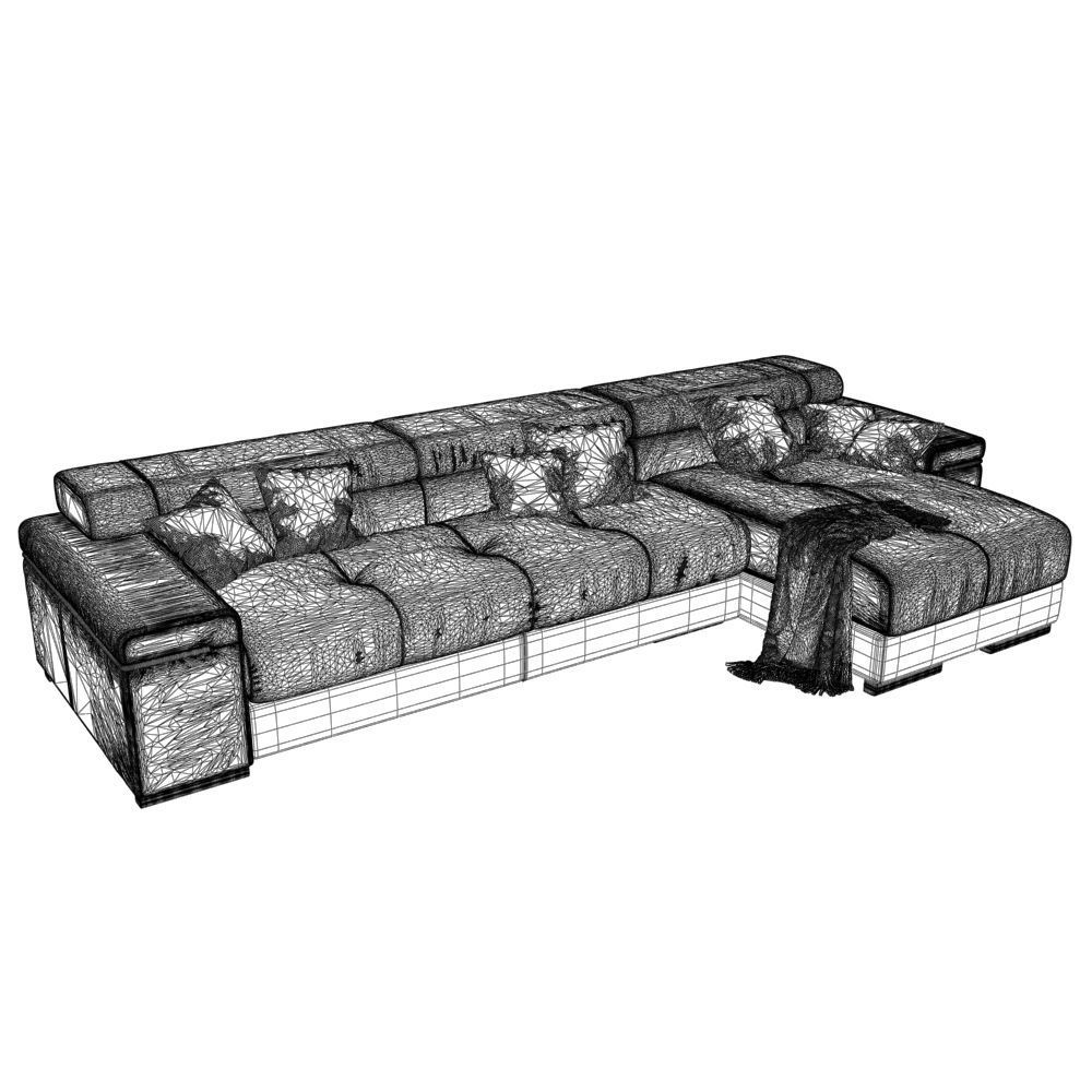 80-Sofa natuzzi Avana 4 3D model_3