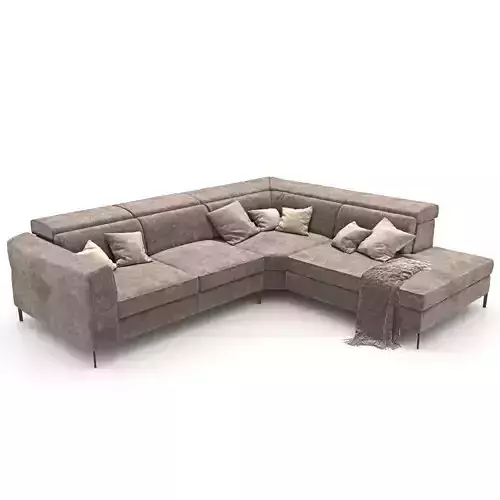 81-Sofa natuzzi bebop 2900 1 3D model