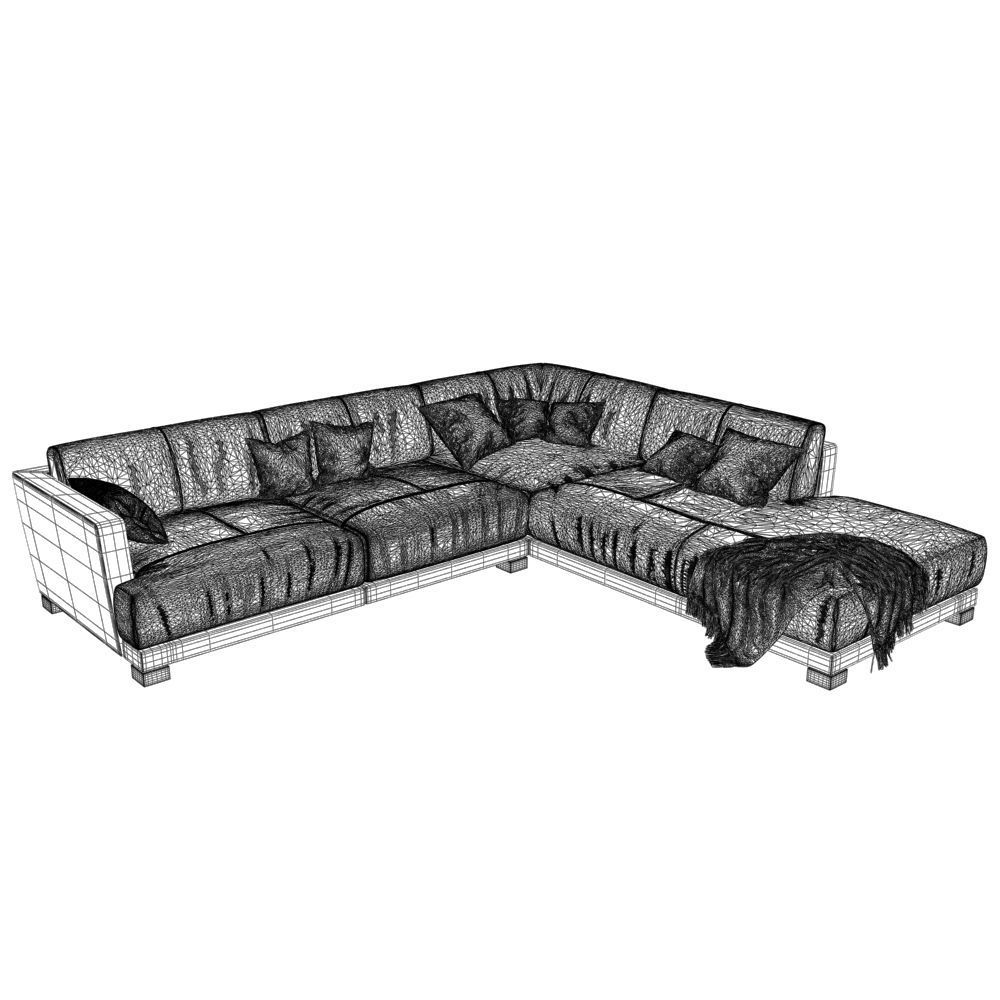 90-Sofa natuzzi Erasmo 2716 2 3D model_3