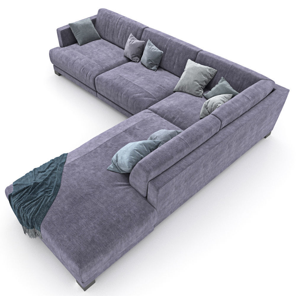90-Sofa natuzzi Erasmo 2716 2 3D model_2