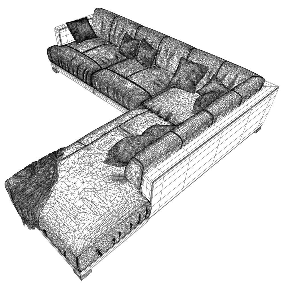 90-Sofa natuzzi Erasmo 2716 2 3D model_5