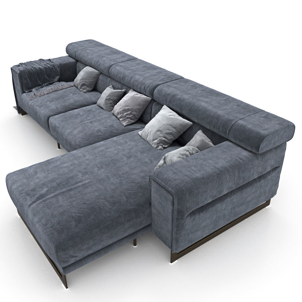 92-Sofa natuzzi Etoile 2623 4 3D model_2