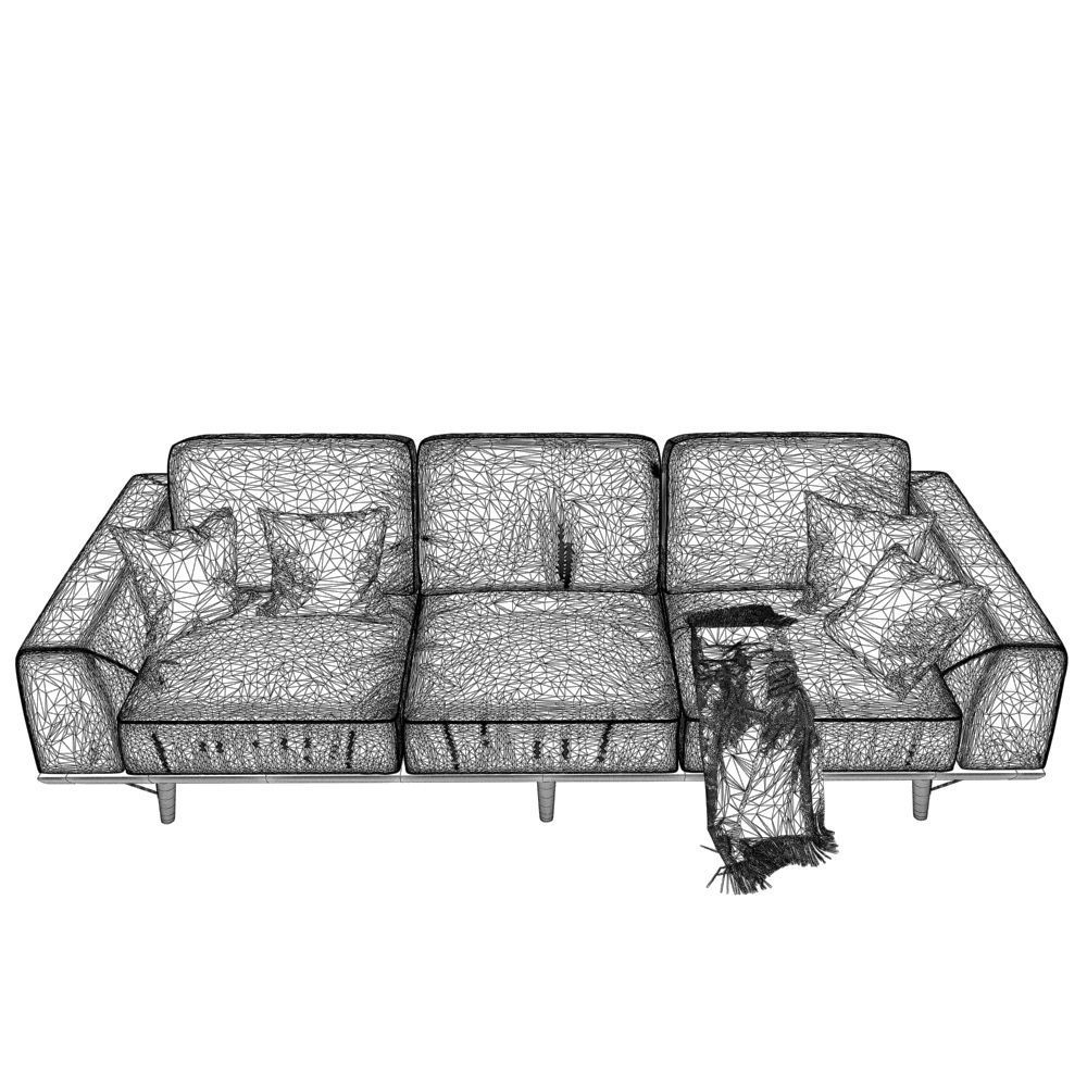 96-Sofa natuzzi Gio 2912 4 3D model_4