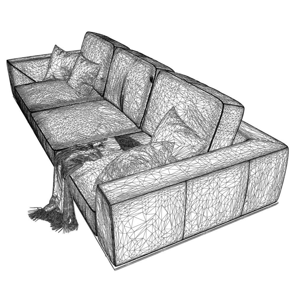 96-Sofa natuzzi Gio 2912 4 3D model_5