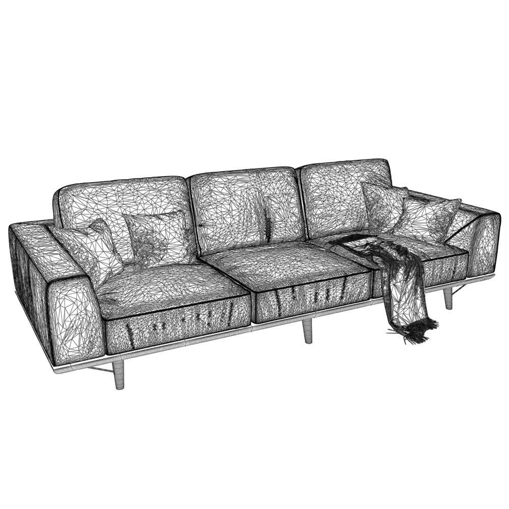 96-Sofa natuzzi Gio 2912 4 3D model_3