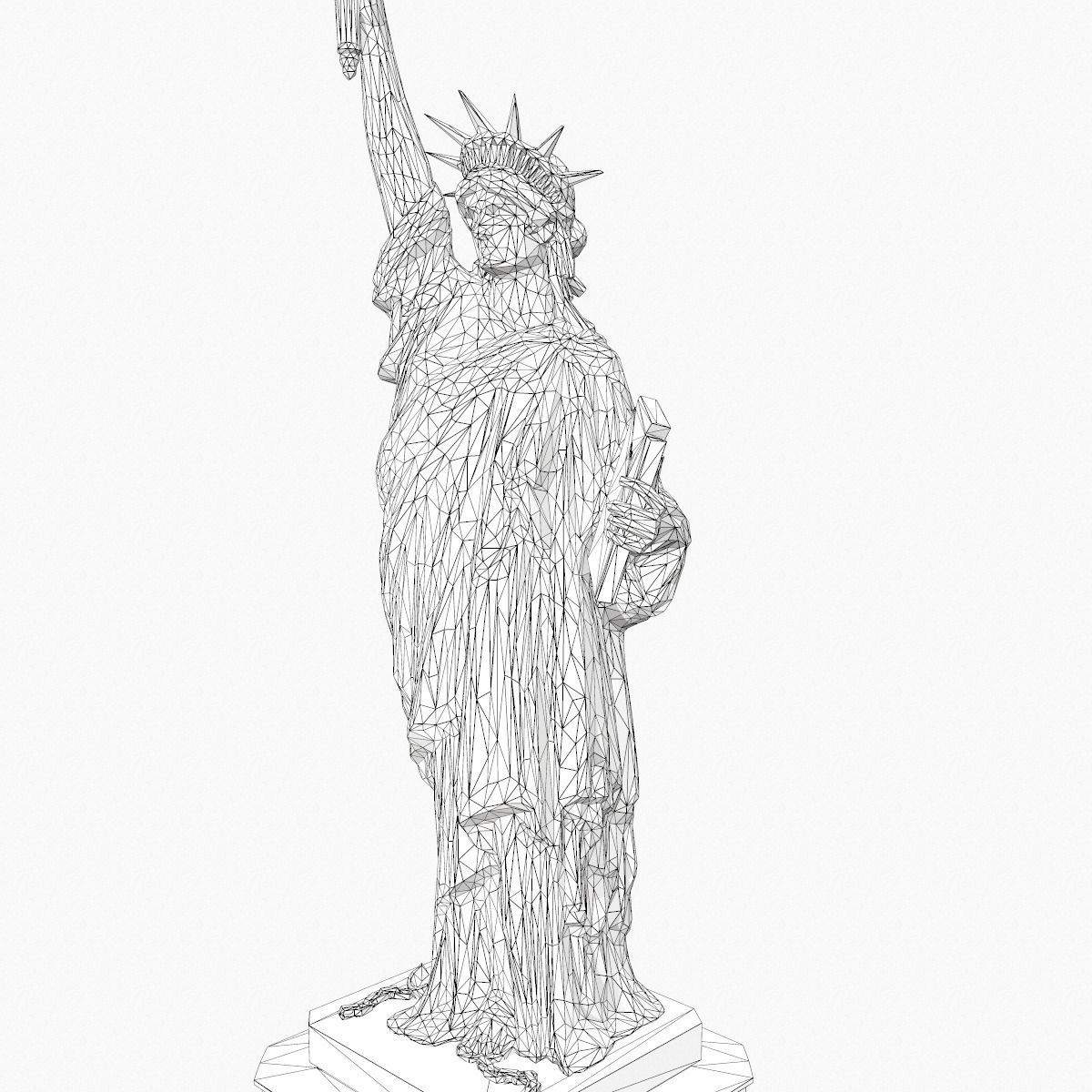 Statue of Liberty 3D model_15