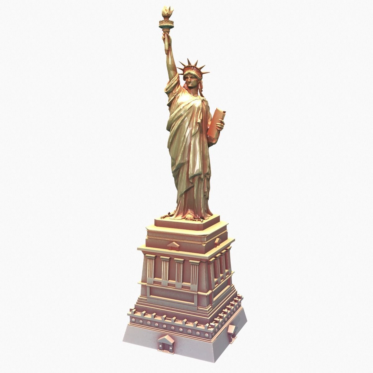 Statue of Liberty 3D model_9