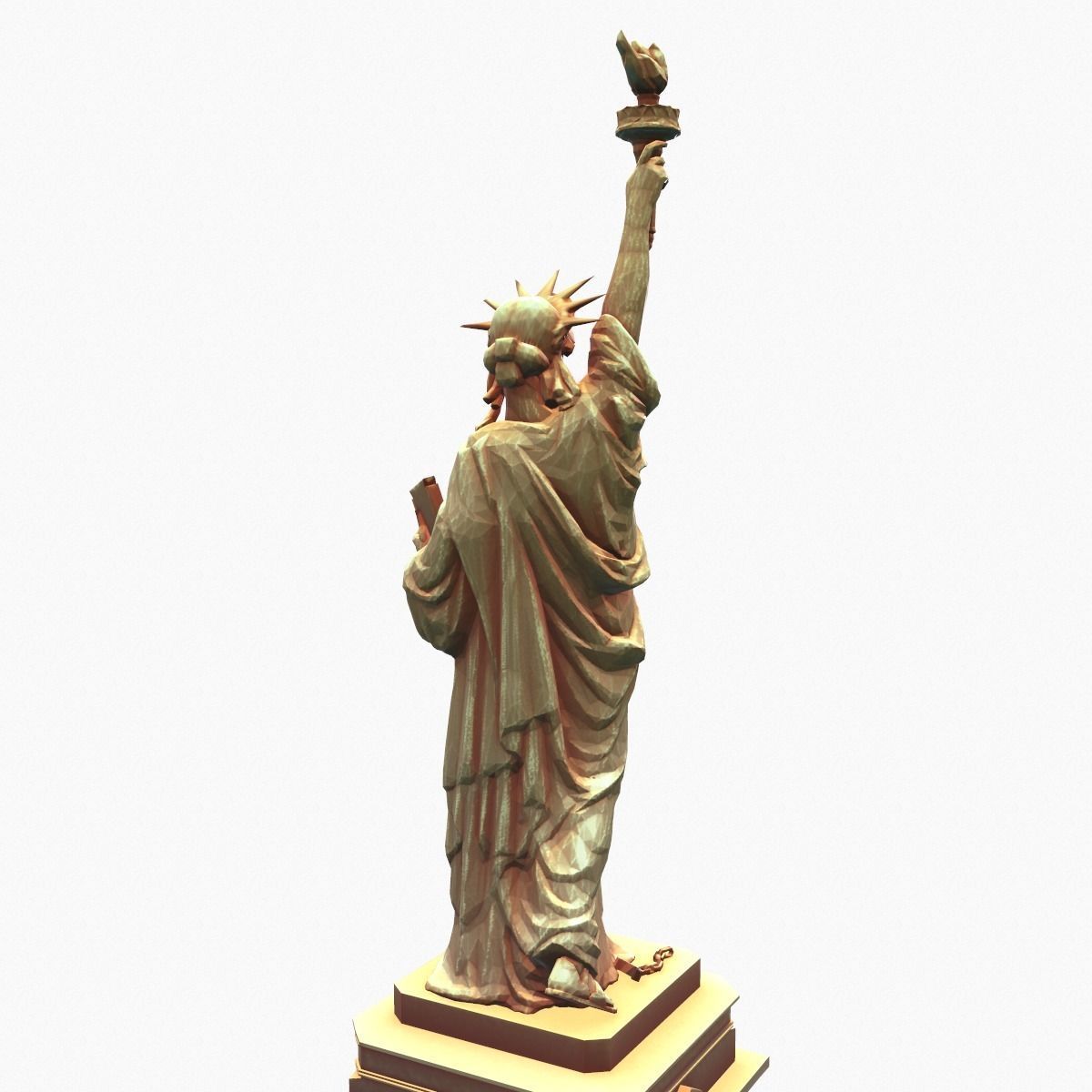 Statue of Liberty 3D model_3
