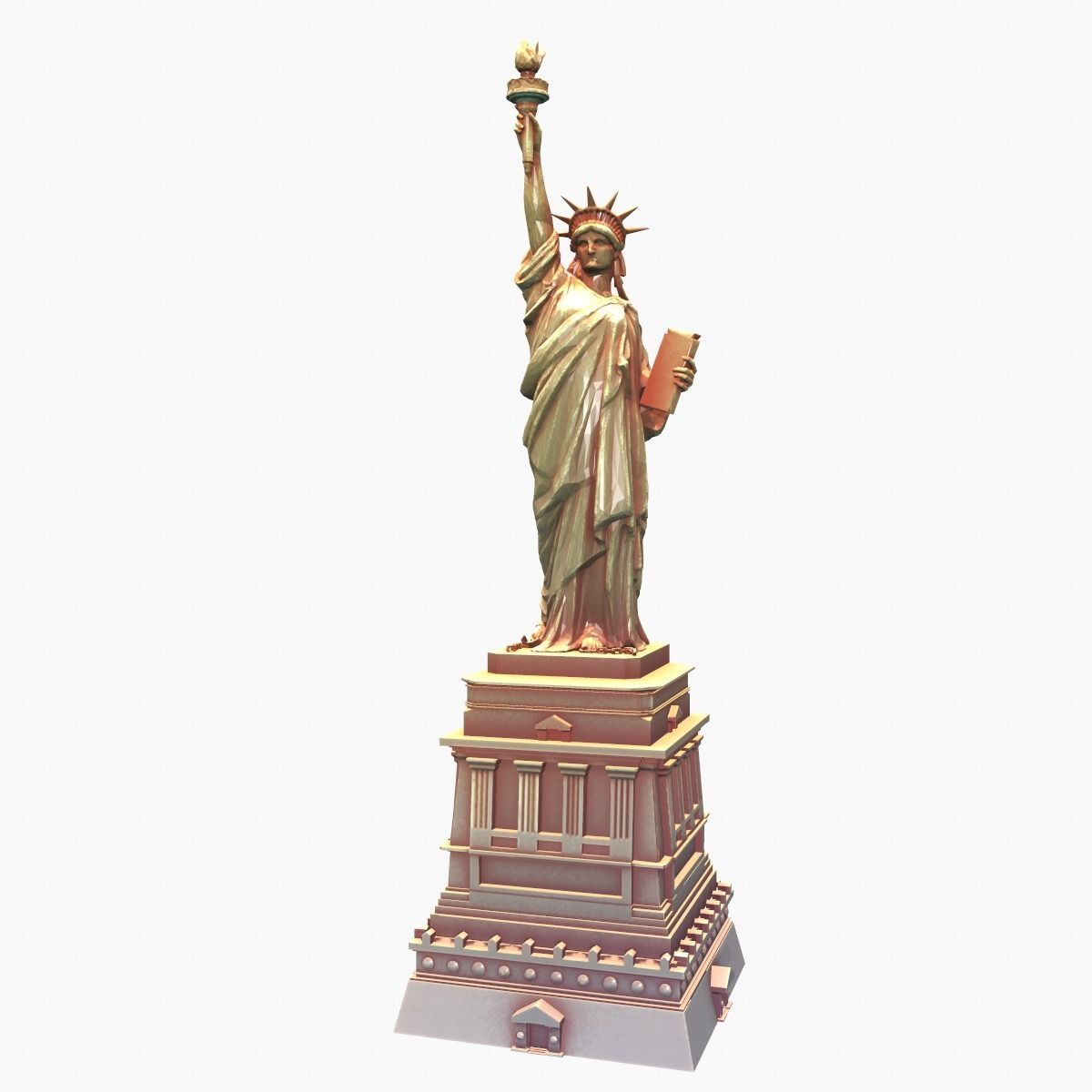 Statue of Liberty 3D model_5