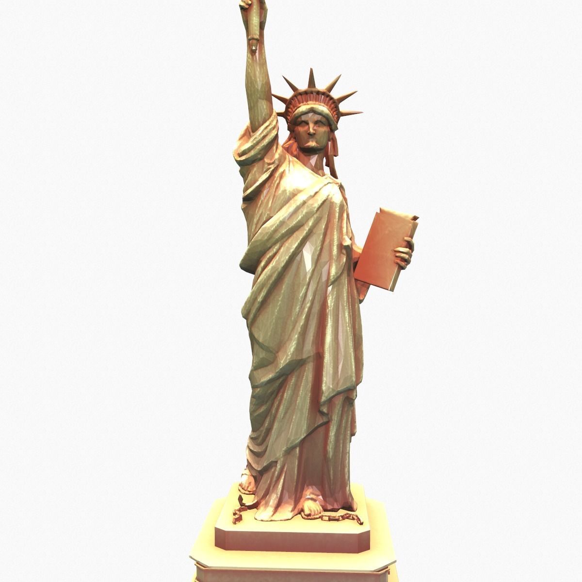 Statue of Liberty 3D model_6