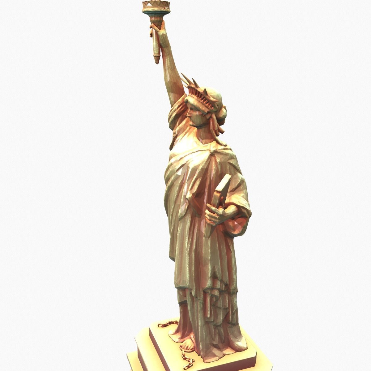 Statue of Liberty 3D model_11
