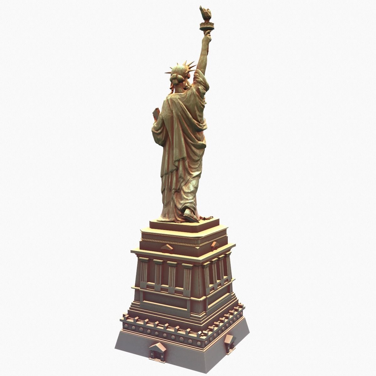 Statue of Liberty 3D model_4