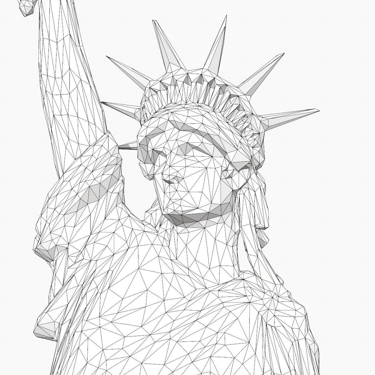 Statue of Liberty 3D model_13