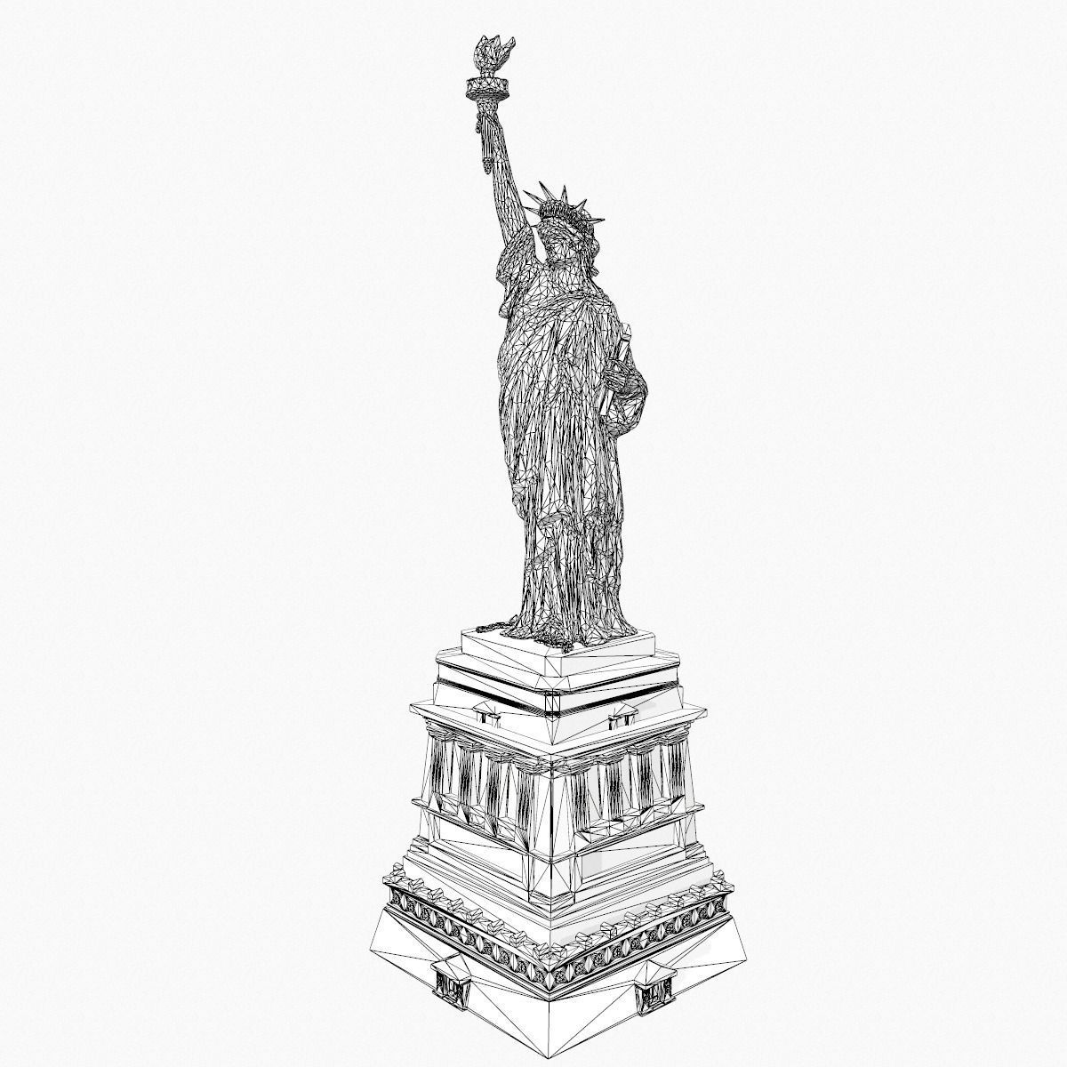 Statue of Liberty 3D model_14