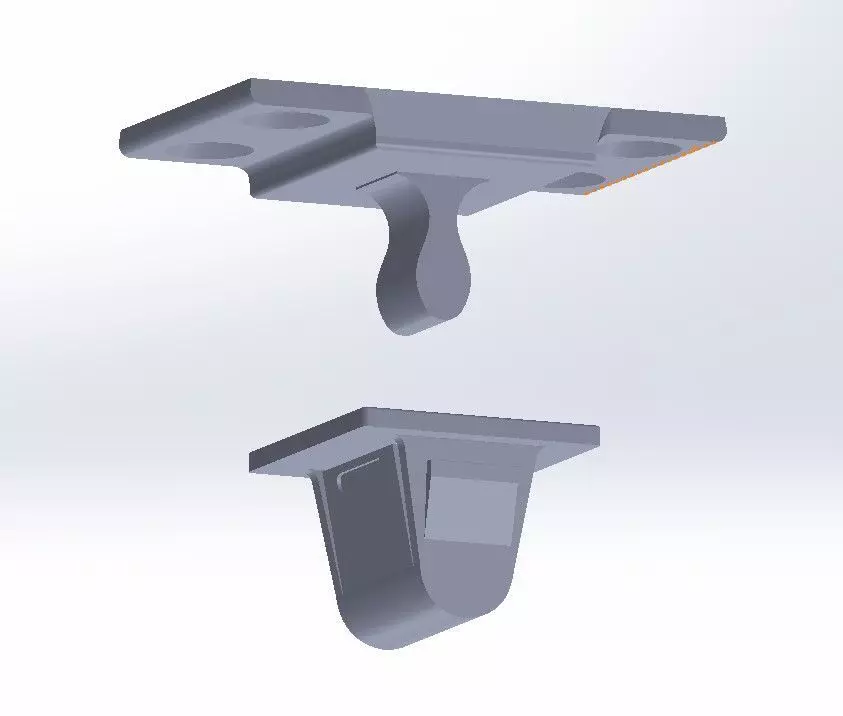 citroen c5 peugeot 407 armrest repair kit 3D print model