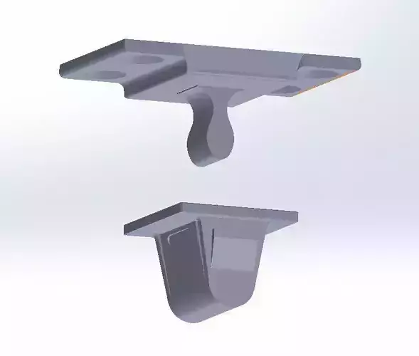citroen c5  peugeot 407 armrest repair kit 3D print model