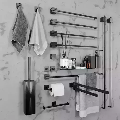 bathrooom accessories 3D model
