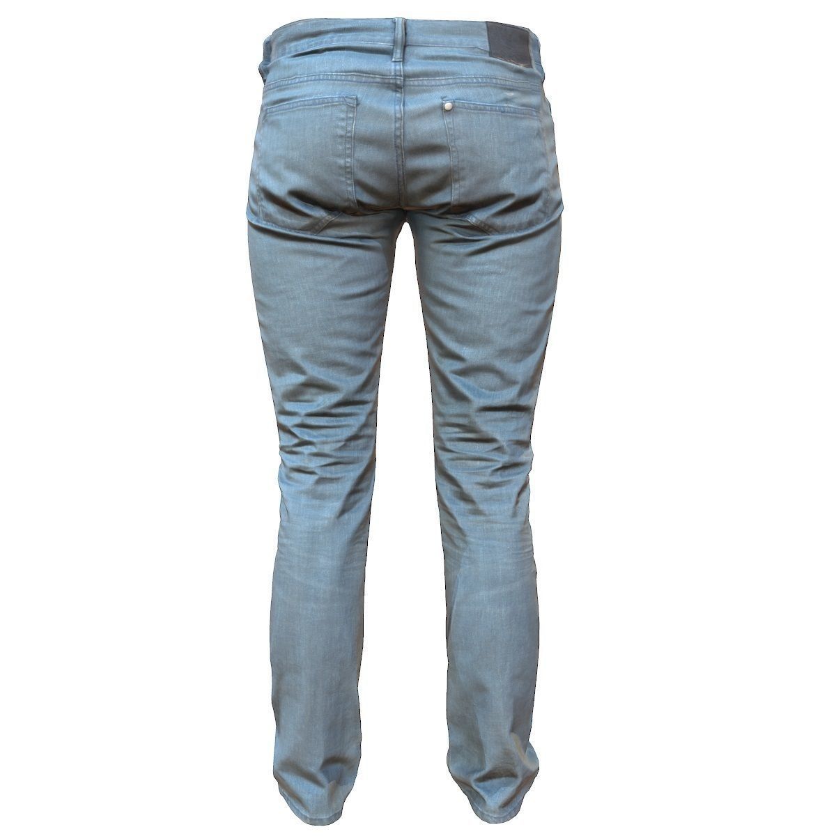 Blue Jeans Pants Low-poly 3D model_6