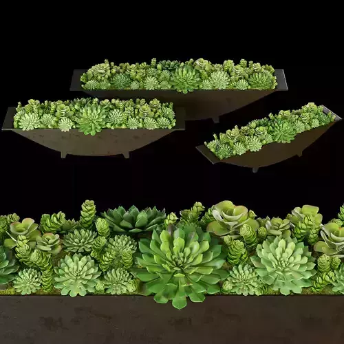 Rh Cast metal trough