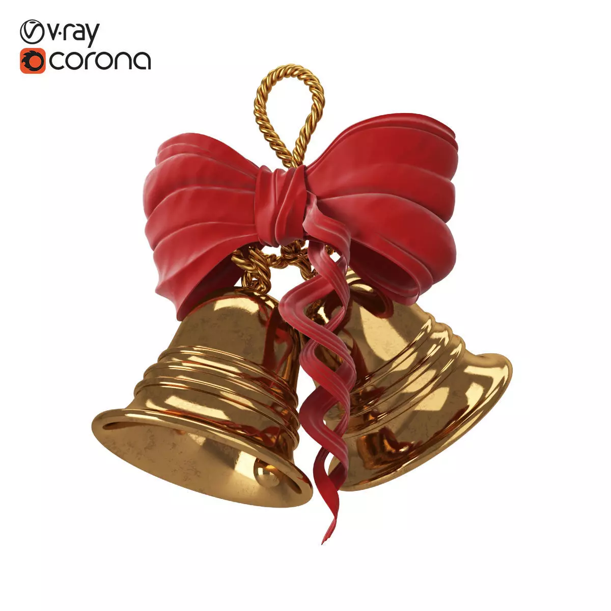 Christmas Bells 3D model