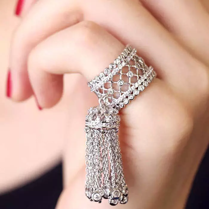 Fringed ring 3D print model_0