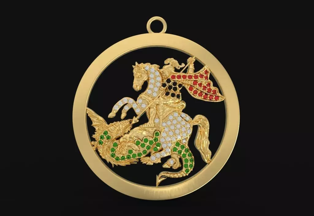  Saint George 3D model_0