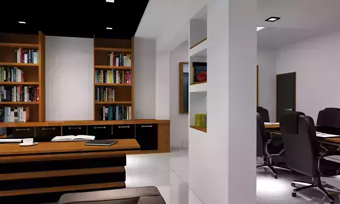 Office Design 3D model