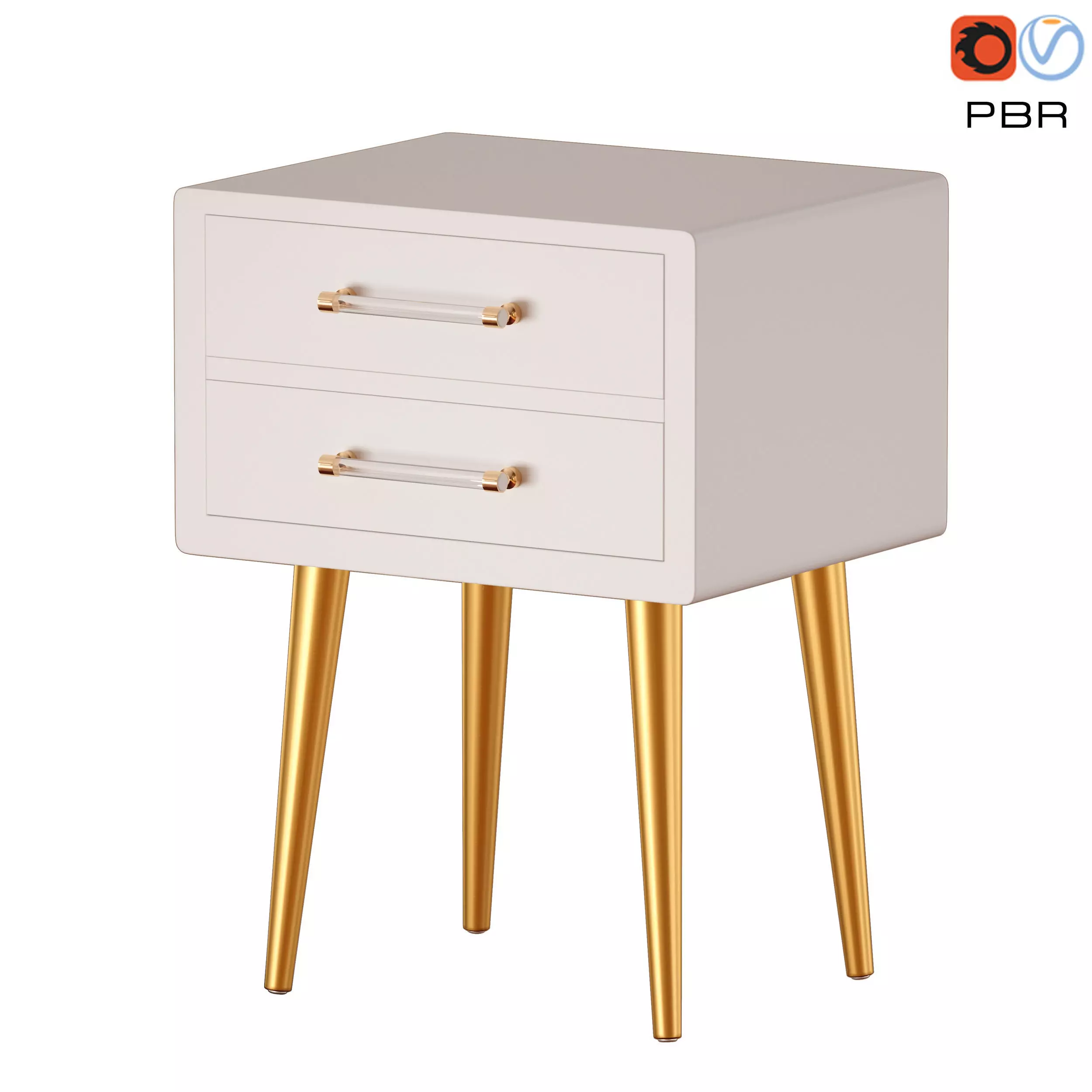 Zane Side Table 3D model_0