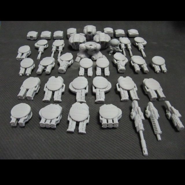 CHIBI-TECH SD - PYTHON-V GUNPOD        3D print model_10