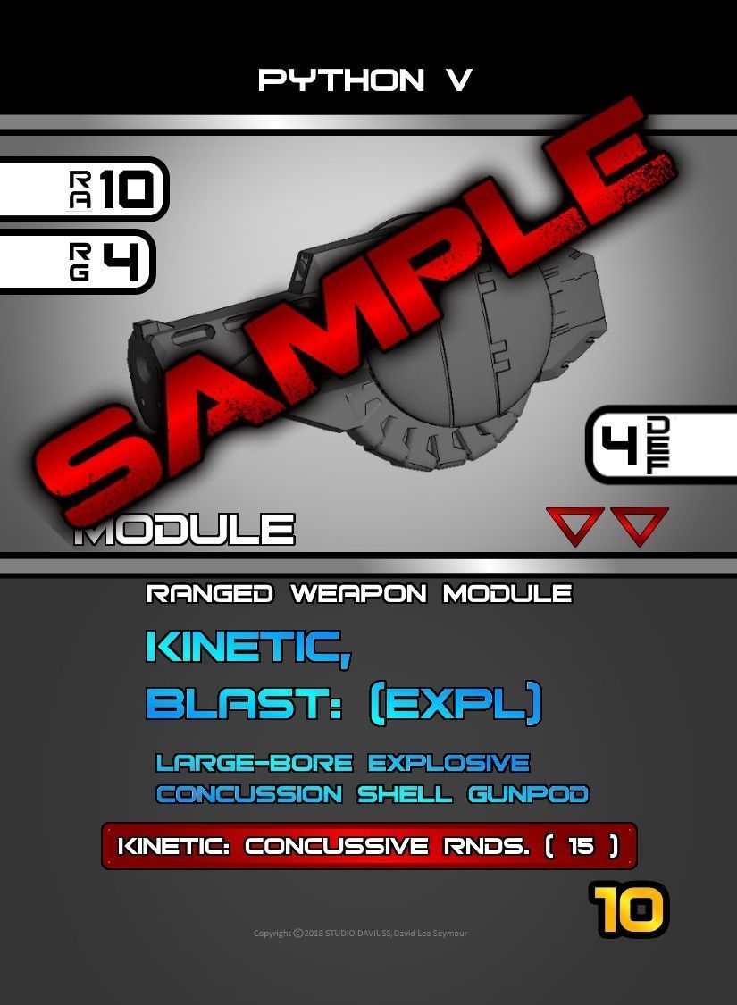 CHIBI-TECH SD - PYTHON-V GUNPOD        3D print model_11