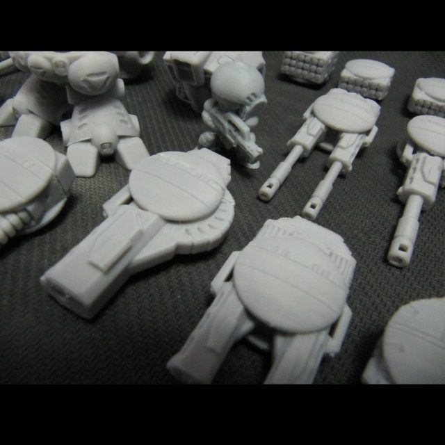 CHIBI-TECH SD - PYTHON-V GUNPOD        3D print model_9