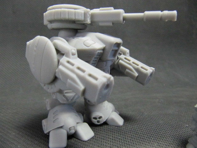 CHIBI-TECH SD - PYTHON-V GUNPOD        3D print model_3