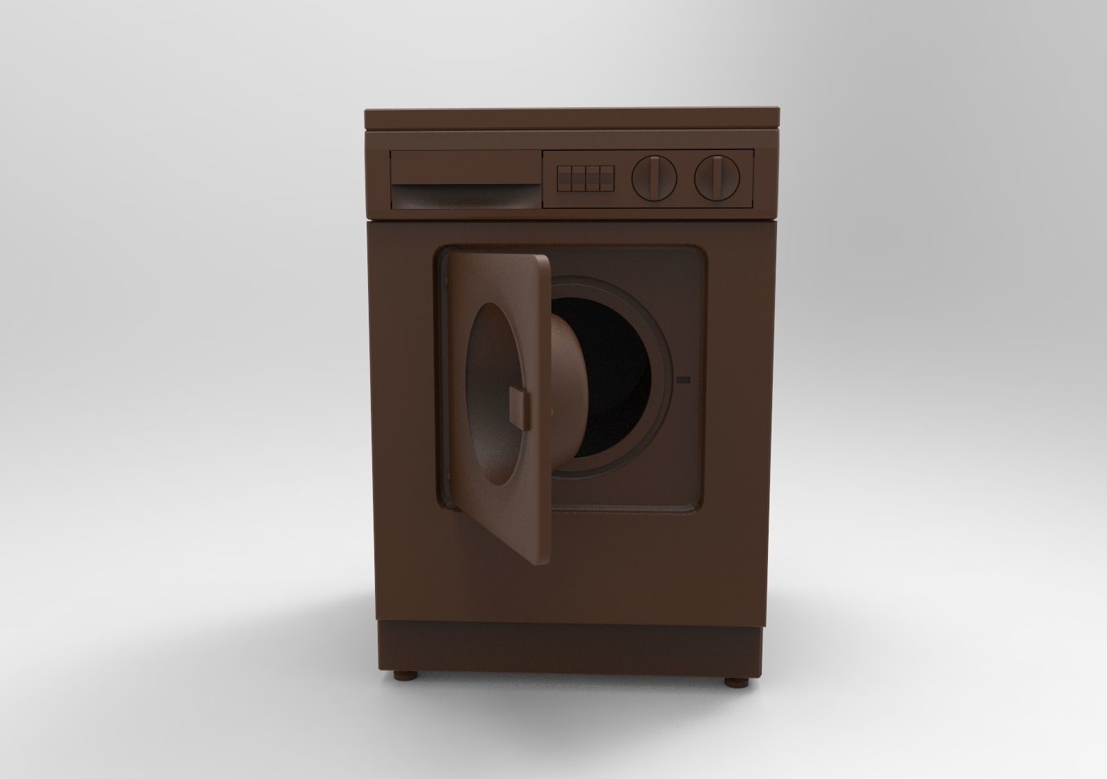 Washing Machine 3D print model_1