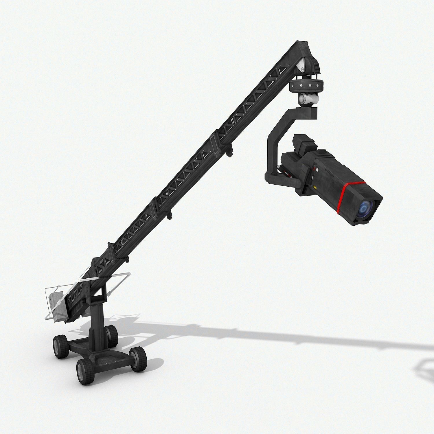 Camera Crane Low-poly 3D model