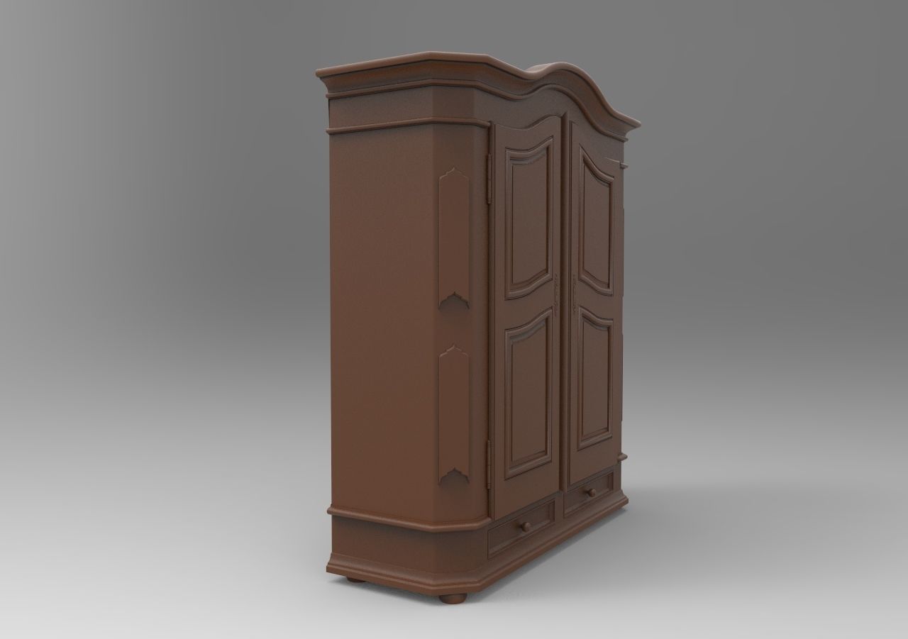 cupboard 010 3D print model_2