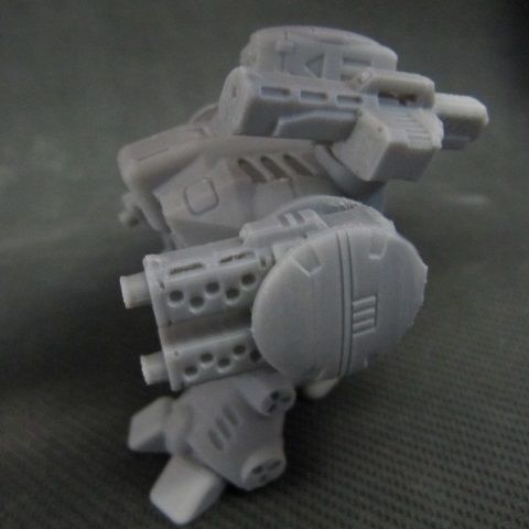 CHIBI-TECH SD - DOMINATOR-IV DUO GUNPOD 3D print model_2