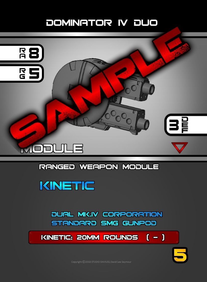 CHIBI-TECH SD - DOMINATOR-IV DUO GUNPOD 3D print model_5