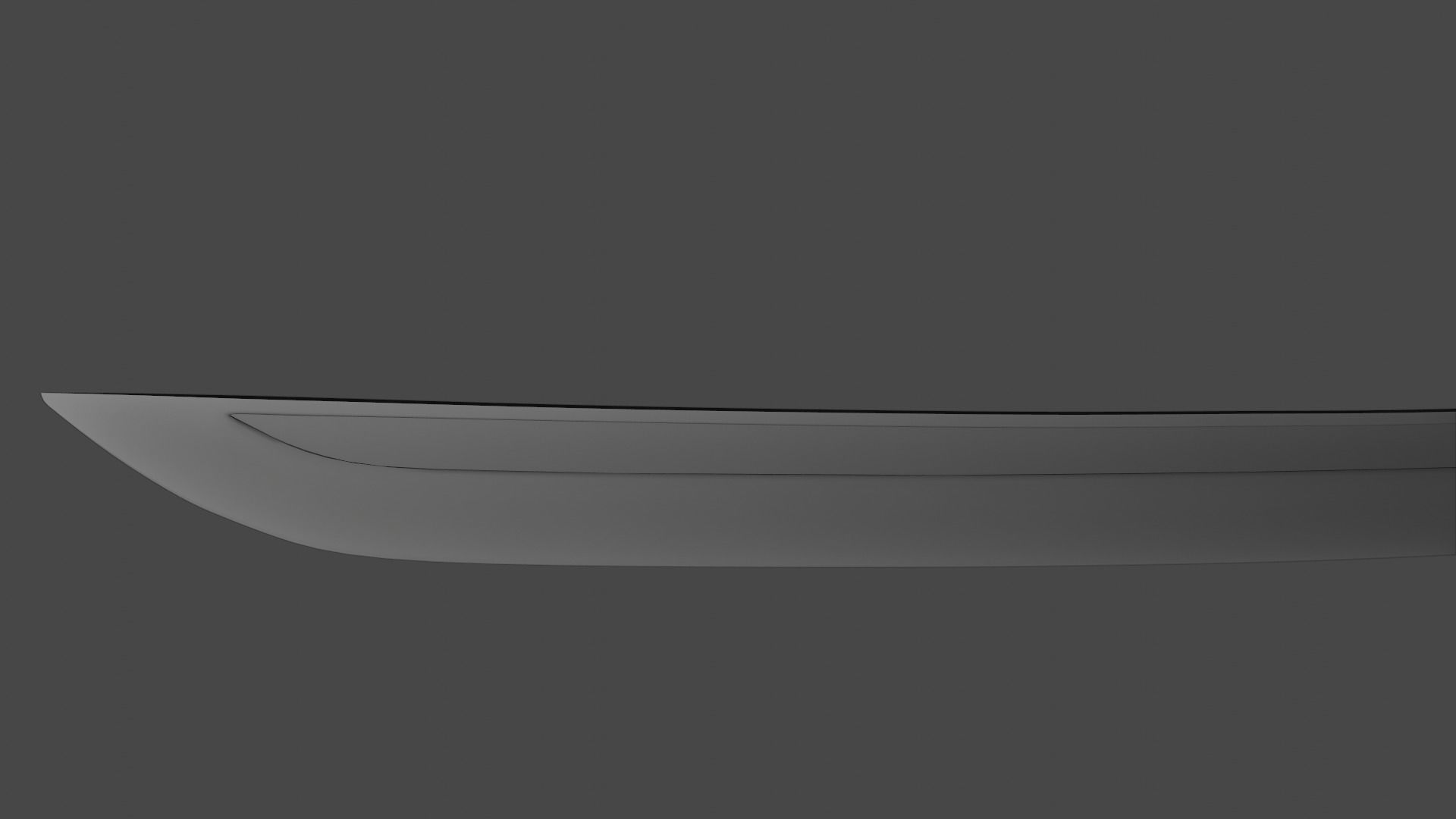 Katana swords flying in air - animation Low-poly 3D model_14