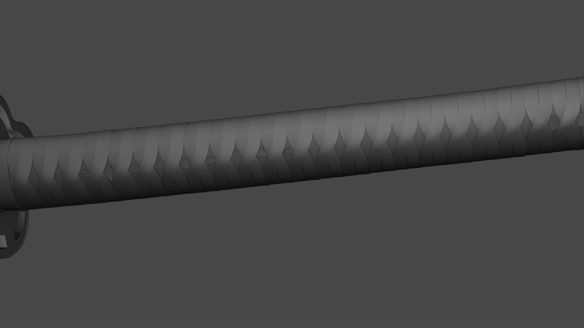 Katana swords flying in air - animation Low-poly 3D model_13